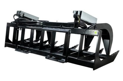 Express Steel | Brush Grapple | Model HD Two-Cylinder | SKU ES20040 | Width 78" | Hydraulic Flow 15 To 25 GPM | For Skid Steers