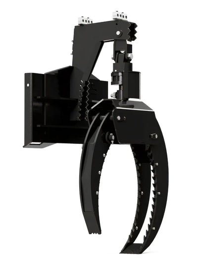 Express Steel Mini Bobcat Log Grapple - Hydraulic Rotation | Opening Width 66