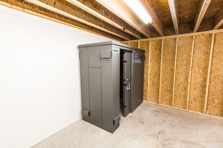 Swisher 6-Person ESP Safety Shelter | Model SR84X039G | 87" External Length | EF5 Tornado Protection | Up to 6-Person Capacity | FEMA & NSSA Certified Safe Room