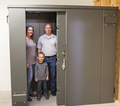 Swisher 9-Person ESP Safety Shelter | Model SR84X054G | 87" External Length | EF5 Tornado Protection | Up to 9-Person Capacity | FEMA & NSSA Certified Safe Room