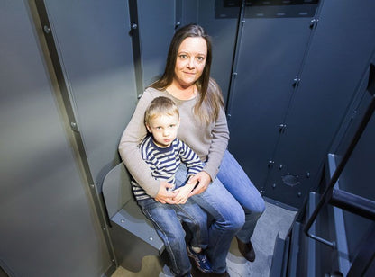 Swisher 6-Person ESP Safety Shelter | Model SR84X039G | 87" External Length | EF5 Tornado Protection | Up to 6-Person Capacity | FEMA & NSSA Certified Safe Room