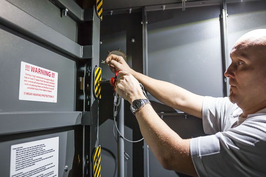 Swisher 6-Person ESP Safety Shelter | Model SR84X039G | 87" External Length | EF5 Tornado Protection | Up to 6-Person Capacity | FEMA & NSSA Certified Safe Room