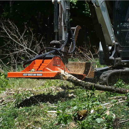 Eterra Attachments Rotary Clearing Mower | Cyclone 48" | Range 12-45 GPM | For 4 to 15 tons Excavators