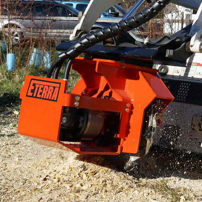 Eterra Attachments Stump Grinder | Vortex | 27"-31" Cutting Wheel | 18"-20"+ Cutting Depth | For Standard & High-Flow Skid Steers