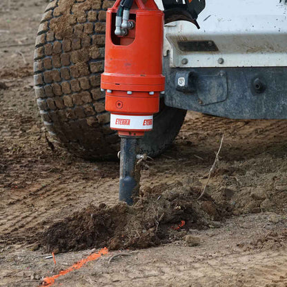 Eterra Attachments Auger Attachment | 2500 & 3500 Auger Drive | 4”-36” Bit Compatibility | High-Torque Drilling | Hydraulic Flow Rate 7-25 GPM | For Mini Skid Steers