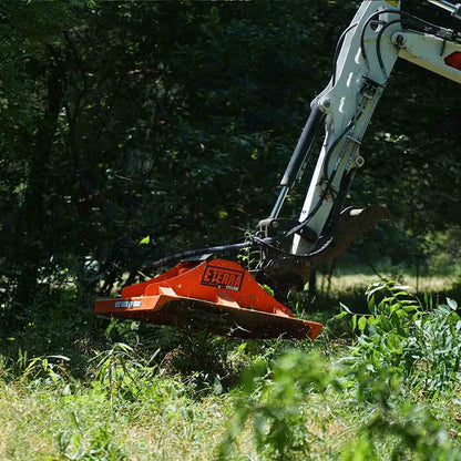 Eterra Attachments Rotary Clearing Mower | Cyclone 48" | Range 12-45 GPM | For 4 to 15 tons Excavators