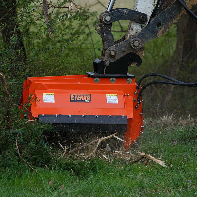 Mini Excavator Flail Mower – Ripping It Outdoors