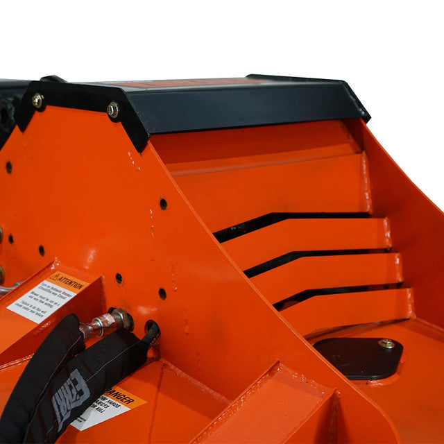 Eterra Attachments Rotary Clearing Mower | Cyclone 48" | Range 12-45 GPM | For 4 to 15 tons Excavators