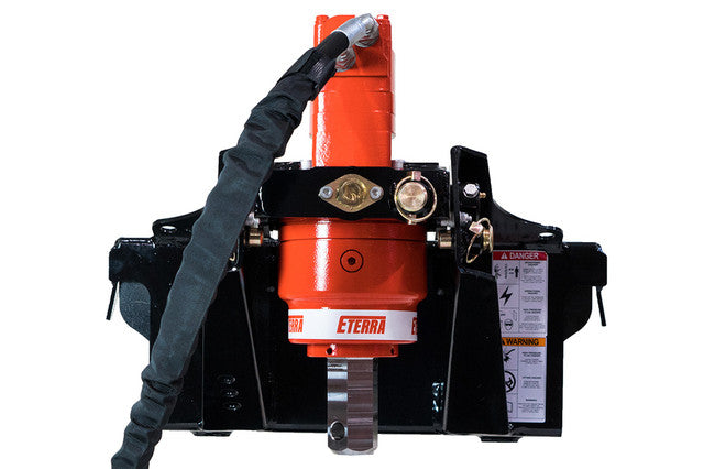 Eterra Attachments Auger Attachment | 2500 & 3500 Auger Drive | 4”-36” Bit Compatibility | High-Torque Drilling | Hydraulic Flow Rate 7-25 GPM | For Mini Skid Steers