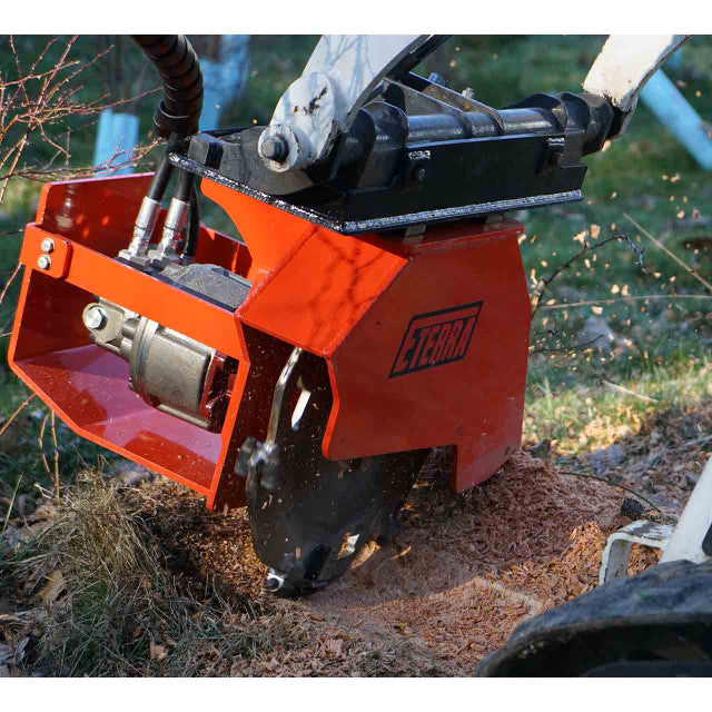 Eterra Attachments Stump Grinder | Vortex | 27"-31" Cutting Wheel | 18"-20"+ Cutting Depth | For Standard & High-Flow Skid Steers