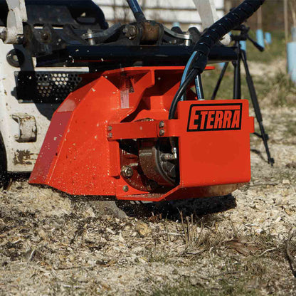 Eterra Attachments Stump Grinder | Vortex | 27"-31" Cutting Wheel | 18"-20"+ Cutting Depth | For Standard & High-Flow Skid Steers