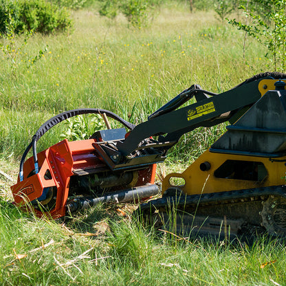 Eterra Attachments Sidewinder Flail Mower | Blade Style Y-Knife Blades | Range 8-26 GPM | Cut Capacity 2” Standard | For Mini Skid Steers