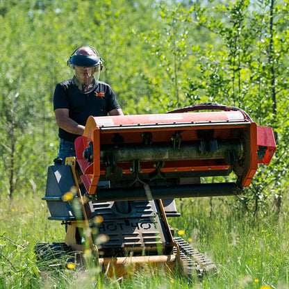 Eterra Attachments Sidewinder Flail Mower | Blade Style Y-Knife Blades | Range 8-26 GPM | Cut Capacity 2” Standard | For Mini Skid Steers