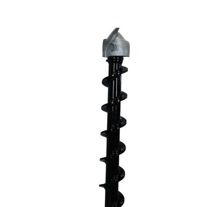 Eterra Attachments Auger Bits/Accessories | 4"–36" Width | 48" Length | Rated up to 4,500 Ft-lbs | 2” Hex Drive | For Skid Steers, Mini Skid Steers & Excavators