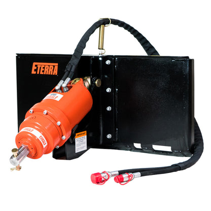 Eterra Attachments Auger Attachments | 2500, 3500 & 4500 Models | 4”–36” Bit Compatibility | 2,500–4,500 Ft-lbs Torque | Hydraulic Flow 6-30 GPM | For Skid Steer Loaders