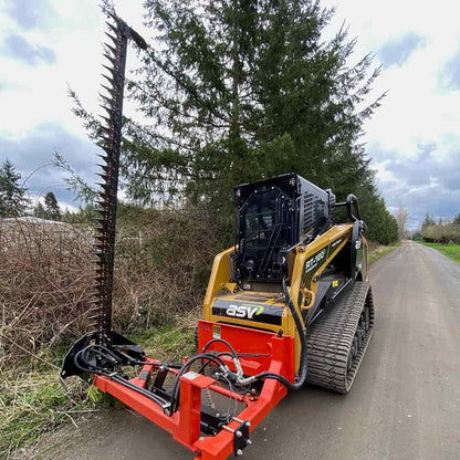 Eterra Attachments Sickle Bar Mower | 7 ft & 9 ft Models | 84"-108" Cutting Width | 15-20 GPM | Dual-Action Cutting | For Skid Steers