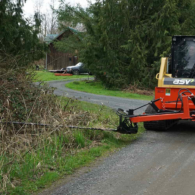 Eterra Attachments Sickle Bar Mower | 7 ft & 9 ft Models | 84"-108" Cutting Width | 15-20 GPM | Dual-Action Cutting | For Skid Steers