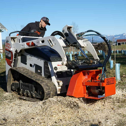 Eterra Attachments Stump Grinder | Vortex | 27"-31" Cutting Wheel | 18"-20"+ Cutting Depth | For Standard & High-Flow Skid Steers