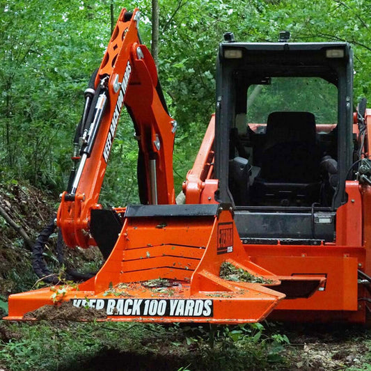 Eterra Attachments Raptor Boom Arm | V5 Model | 14'-20' Reach | 2" Cut Capacity | Flow Range 17-25 GPM | For Skid Steers