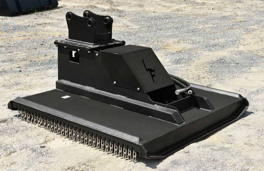 Loflin Fabrication | Brush Cutter | 50" Width | 80CC & 160CC Direct Drive | Bi-Directional Blades | 3 To 10 Tons | For Mini Excavators