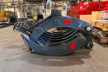 Solesbee’s Hydraulic Pin Mounted Thumb | SEG Series | Width 36"-54" | Machine Size 8 – 39 Tons | For Excavators