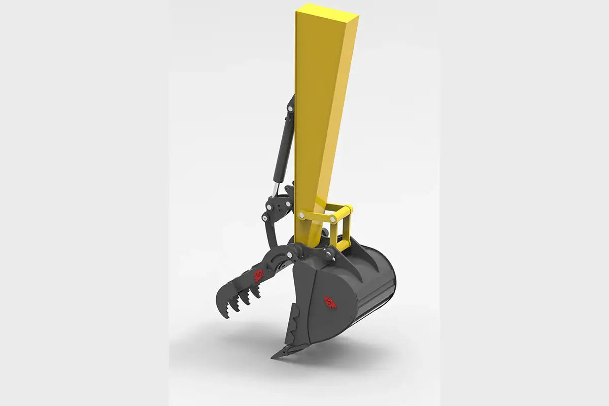 Solesbee’s Hydraulic Progressive Link Thumb | SPT Series | Width 25"-40" | Machine Size 16.5 – 39.5 Tons | For Excavators