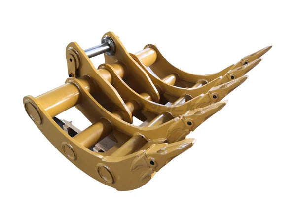 Bedrock Attachment Rake | Model EK-CB60 | Width 44" | Pin Size 90mm | Weight 990kg | CB Linkage | For Excavator
