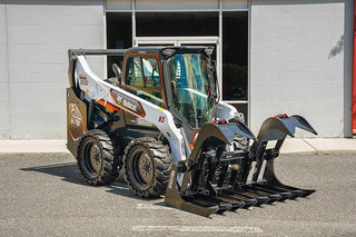 McLaren Industries Extreme Duty Grapple | Model 60X111X72 To 60X111X84 | Width 72" To 84" | 15 To 35 GPM | For Skid Steer