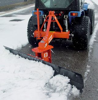 Befco | Standard-Duty Rear Blade | Model BRB Sub-Compact & Standard Duty Series | 48″ To 84″ Width | Up to 32° Angle, 12″ Offset, 14° Tilt | Cat. 1 Quick‑Hitch | Horsepower 16 To 50 HP | For Tractors