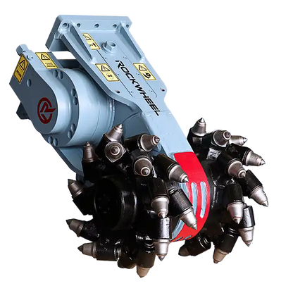 RockZone Rockwheel Twin Drum Cutters | Model G5 & G5 Twin | Cutting Width 16" - 20" | 15 - 45 GPM | 2.5 - 10 Tons | For Excavators, Skid Steers & Backhoes
