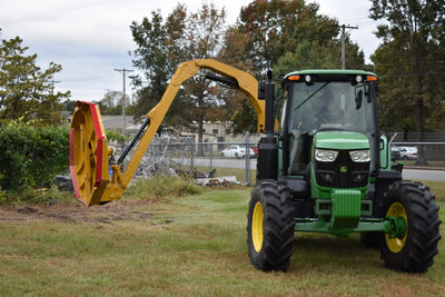 Bush Whacker Rear-Mount Boom Brush Cutter Complete Package | Model  RME-22 (Rotary & Saw) | Overall Width 244