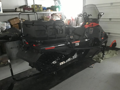 Black Widow Black Ice Snowmobile Dolly | Model SNO-DOLLY | Width 46.25" | 1,500 lb Capacity | Folds to 83.25" x 20.325" x 10" | For Snowmobile