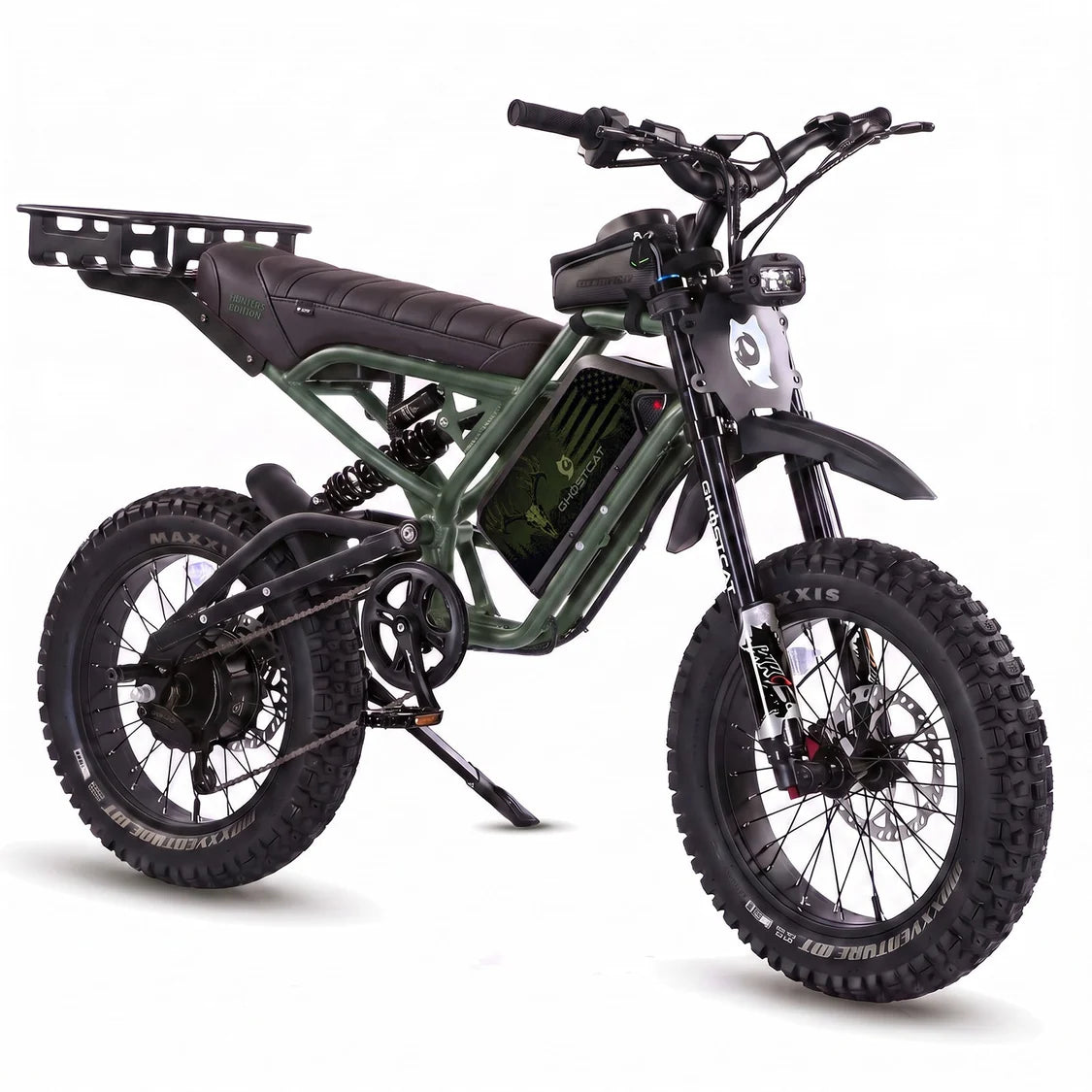 GhostCat F4X Hunter's Edition Full Bundle Electric Bike | 2200W Motor | 60V 25Ah Battery | 40+ MPH