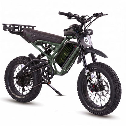 GhostCat F4X Hunter's Edition Full Bundle Electric Bike | 2200W Motor | 60V 25Ah Battery | 40+ MPH