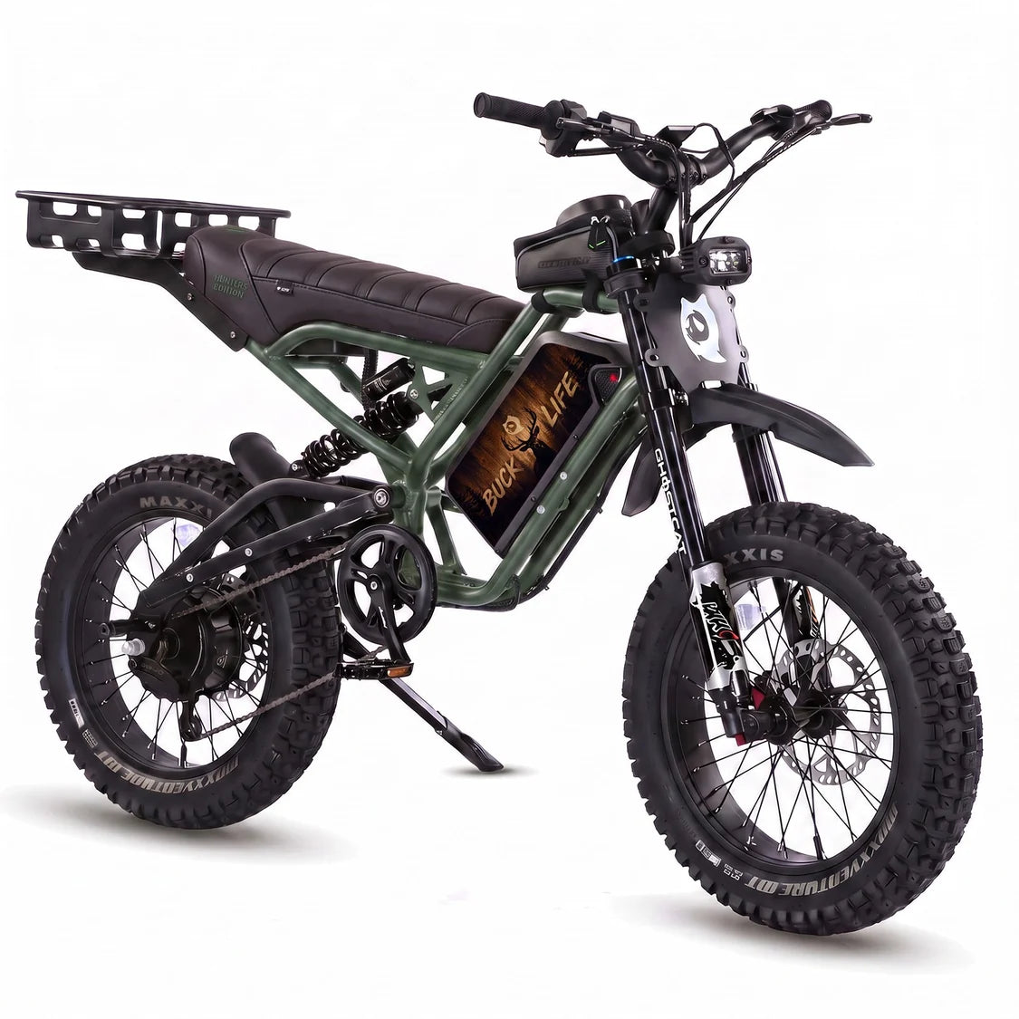 GhostCat F4X Hunter's Edition Full Bundle Electric Bike | 2200W Motor | 60V 25Ah Battery | 40+ MPH