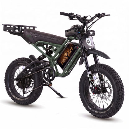 GhostCat F4X Hunter's Edition Full Bundle Electric Bike | 2200W Motor | 60V 25Ah Battery | 40+ MPH