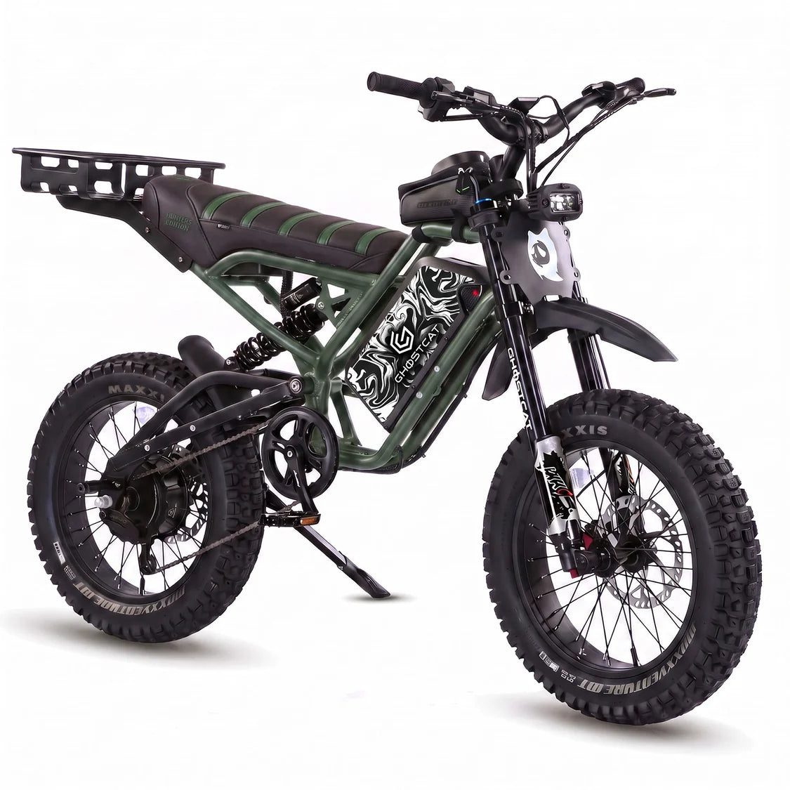 GhostCat F4X Hunter's Edition Full Bundle Electric Bike | 2200W Motor | 60V 25Ah Battery | 40+ MPH