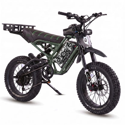GhostCat F4X Hunter's Edition Full Bundle Electric Bike | 2200W Motor | 60V 25Ah Battery | 40+ MPH
