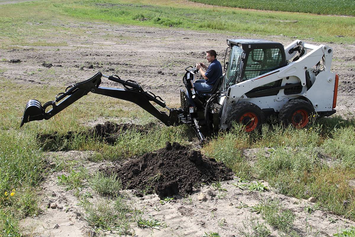 Erskine Backhoe | Model BH-780 | Transport Width 36" inches | Digging Depth 78" inches | For Skid Steers