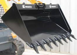 Paladin Heavy Duty Bucket Tooth Long Floor | 60", 66", 72", 78", 82" & 84" Working Width | For Skid Steer