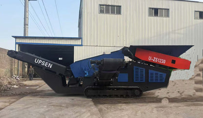 Upsen Heavy-Duty Screener / Scalping Screen | U-ZS1230 & U-ZS1545 | Hopper Volume 3-7 Cubic Meter | Max Feed Size 500-800 mm