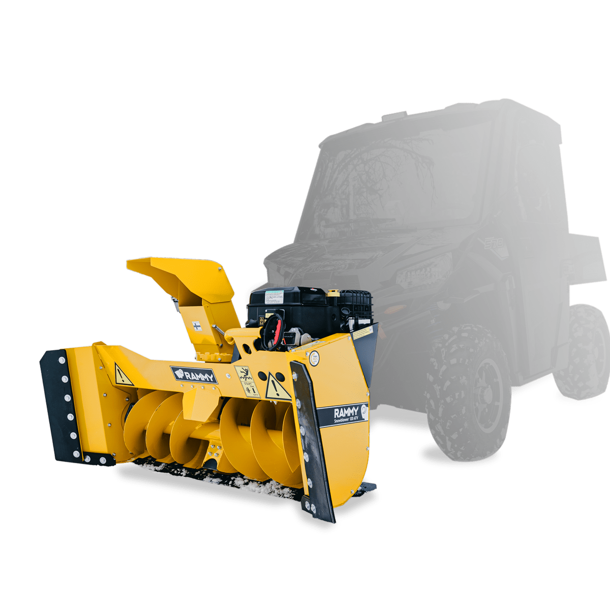 Rammy 155 UTV Snowblower | Clearing Width 61" | Engine 420 cc | 30–60 HP | For UTVs