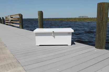 RIO MARINE CUSTOMS | Sea Line Dock Box | Model SLDB40 | 39" W x 16" H x 18" D | Standard Duty | Lightweight Storage | Universal Dock