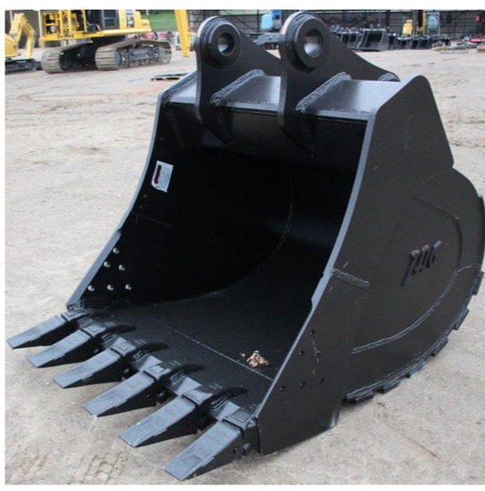 TAG  2-1/2" OR 3" LIP SEVERE DUTY HIGH CAPACITY  ROCK BUCKETS FOR 140,000 - 160,000 LBS. FOR EXCAVATORS