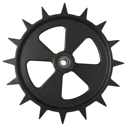 Martin Till FCrusher Closing Wheel | 13.5" Diameter | 9.5 lbs Cast Iron | 40-60 HP | For John Deere, Kinze, Horsch
