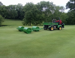 TurfTime Triple Gang Fairway Roller | Landscape Rollers (LR-3G Series) | Working Width 36"-84" | Horsepower 40-90 HP | For Tractors
