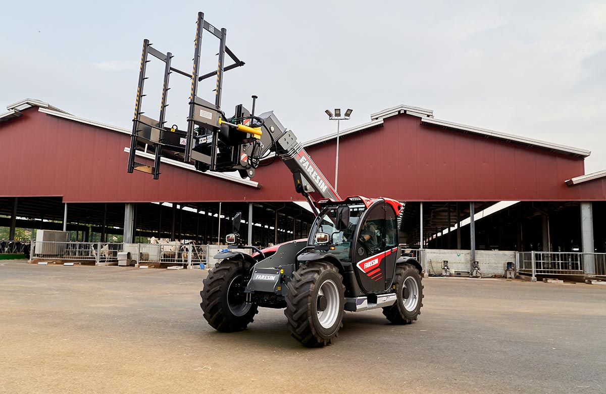 Faresin USA Telehandler | FS Compact 7.32C & 9.32C | Lift Height 23–29.5 ft | Engines 75–134 HP | Capacity 6,400 lbs | For Construction & Agriculture