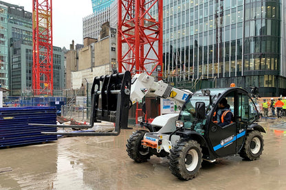 Faresin USA Full Electric Telehandler | Model Small Range 6.26 | Lift Height 19.7 ft | Battery 24–43 kWh | Capacity 5,732 lbs | For Construction & Agriculture