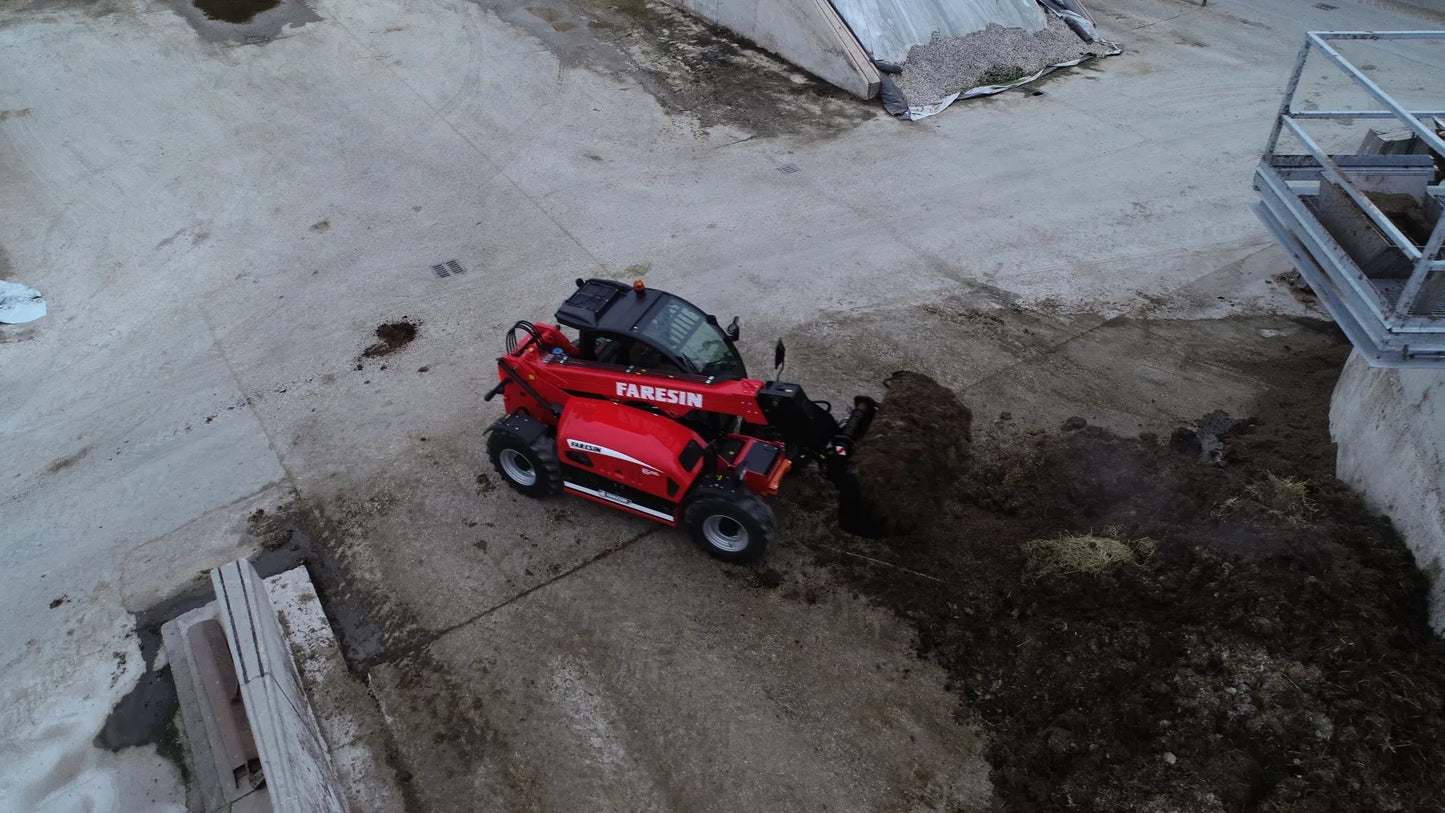 Faresin USA Telehandler | Big Range FR Series | Lift Height 44.6–53.8 ft | Engines 74–134 HP | Capacity 8,800–9,900 lbs | For Construction & Agriculture