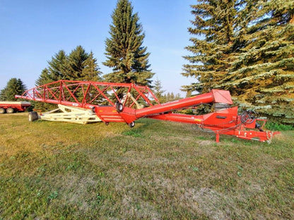 Farm King Back-saver Grain Auger | Model 16124 | Size 16" x 124' | Multi-flighting Hopper | 175 HP | For Tractors